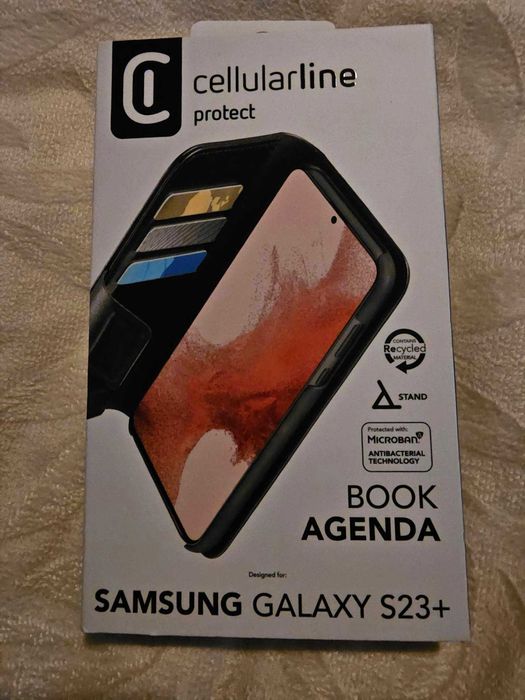 Калъф Cellularline - Book Agenda, Samsung Galaxy S23 Plus