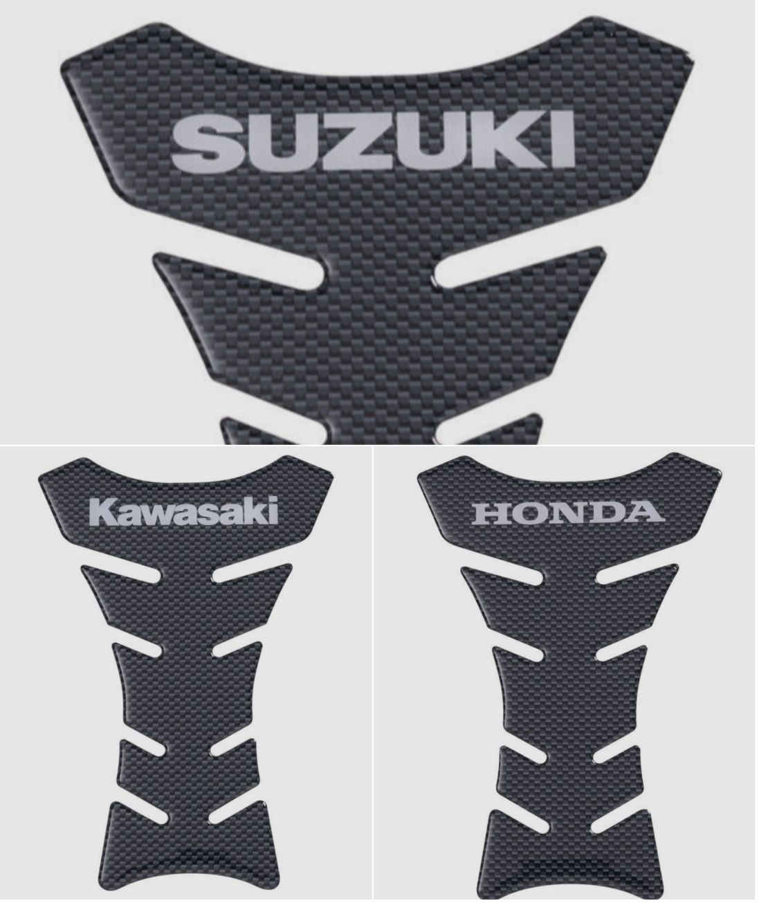 Tank pad protecție rezervor moto carbon Honda Suzuki  Kawasaki