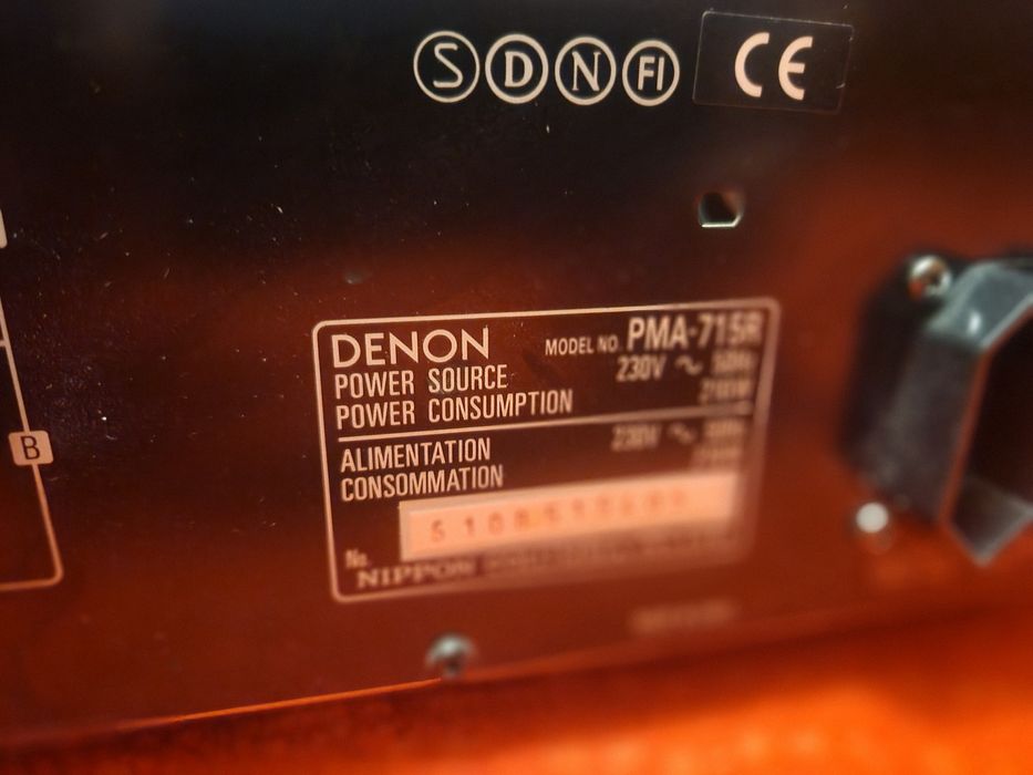 Amplificator Denon PMA 715R și Denon DCD 725