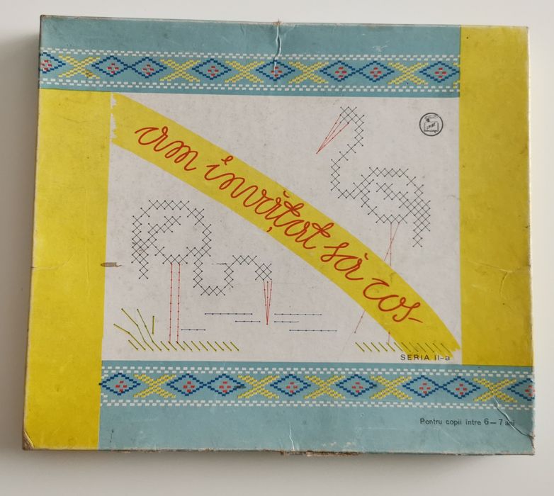 Joc "Am invatat sa cos", produs de IPBT, din comunism, pt colectionari