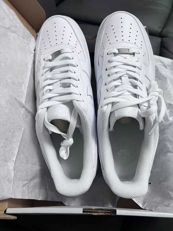 (36-48н) Nike Air Force 1 07' Triple White Classic