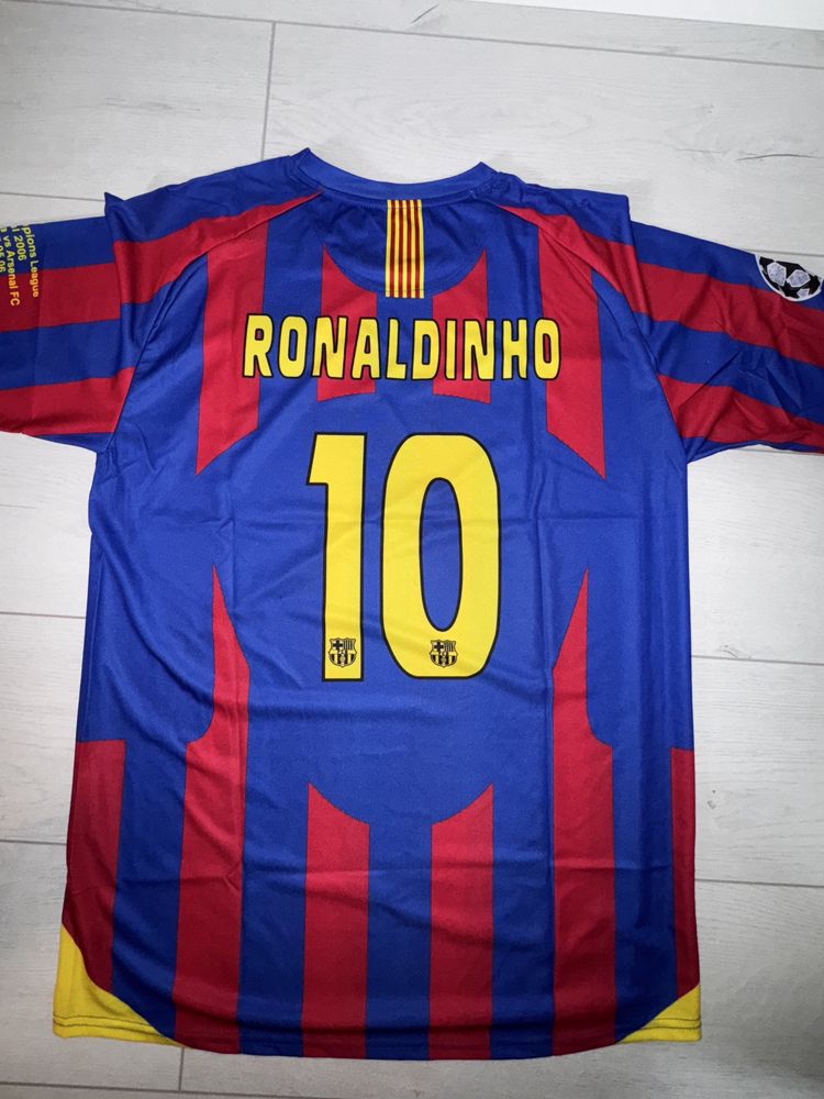 Tricou Barcelona  XL Nike Fotbal Ronaldinho