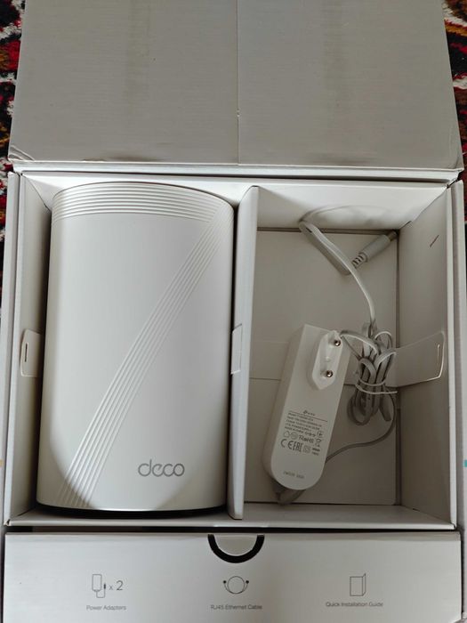 Рутер TP-Link Deco BE65 WiFi 7 - скорост 9214 Mbps