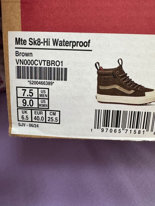 Кецове Vans Mte sk8 hi Waterproof