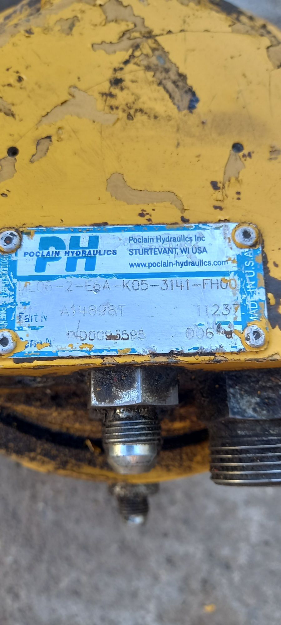 hidromotor marș Poclain Hydraulics ML / bun la foreză crapator lemne