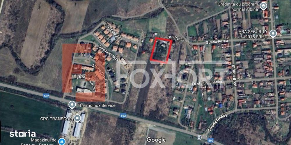 COMISION 0% Parcela Teren 500 mp cu toate utilitatile – Albina