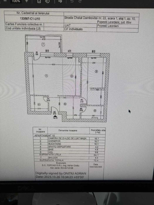 Hils Splai - Vand Ap. 2 Camere + Loc Parcare, Proprietar