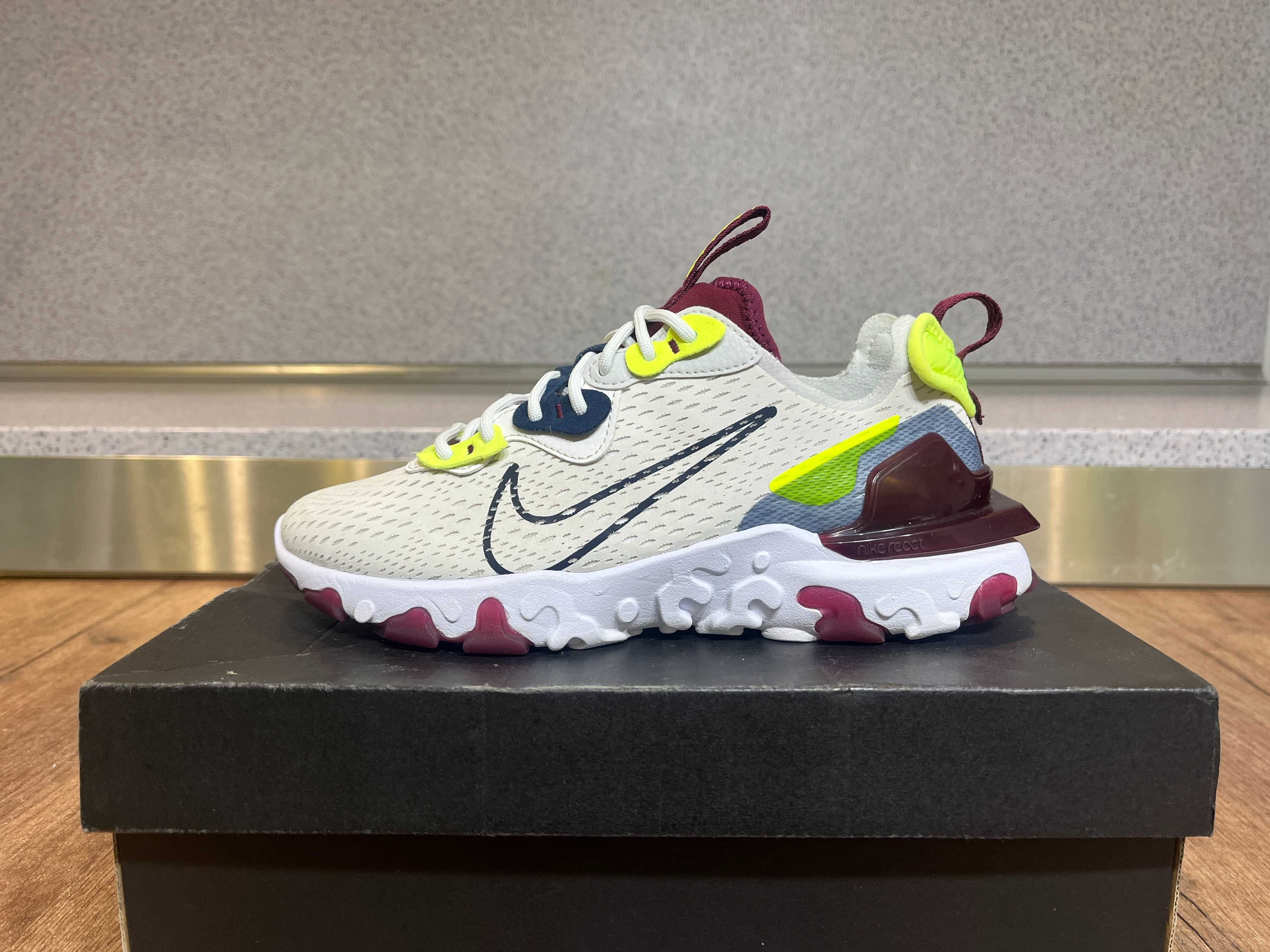 ОРИГИНАЛНИ *** Nike React Vision / Summit White Dark Obsidian