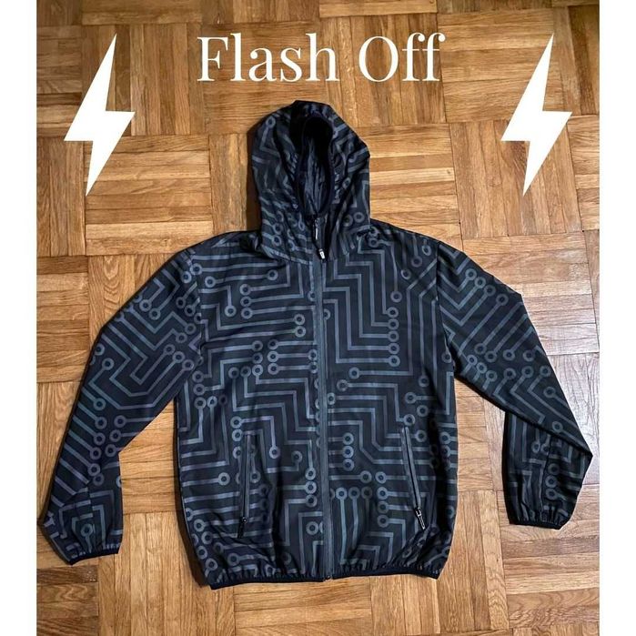 Jacheta/hanorac/windbreaker din material reflectorizant - Circuite