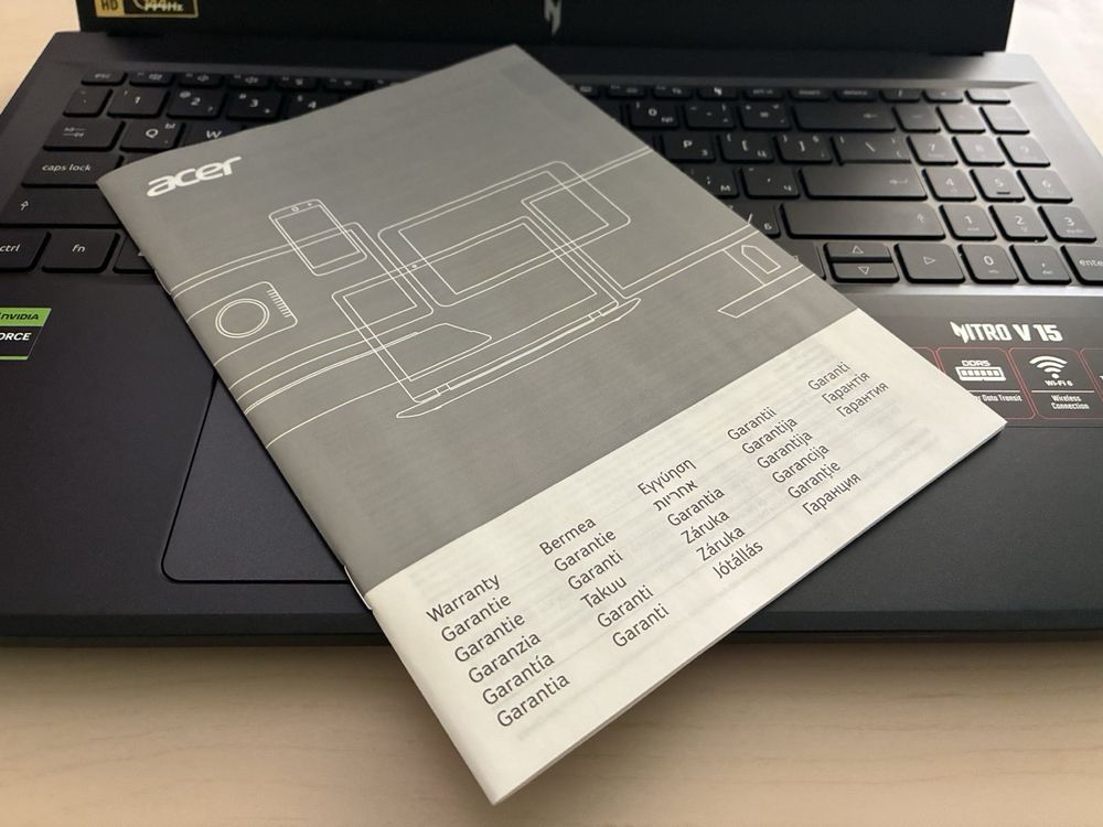 Лаптоп Acer Nitro V15, ANV15-51-55LV - с гаранция до ноември 2026