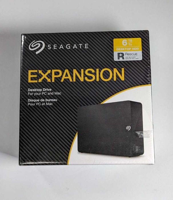 HDD extern Seagate Expansion Desktop 6TB, 3.5", USB 3.0, Negru,sigilat