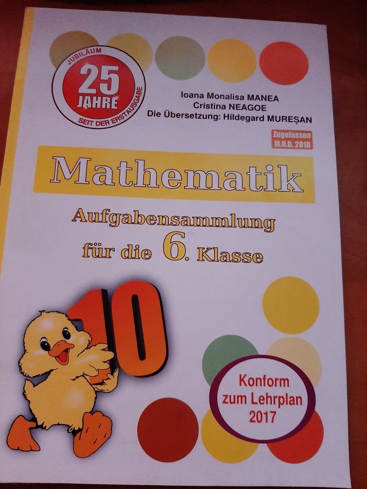 Culegere de probleme de matematica - clasa a VI-a în limba germană