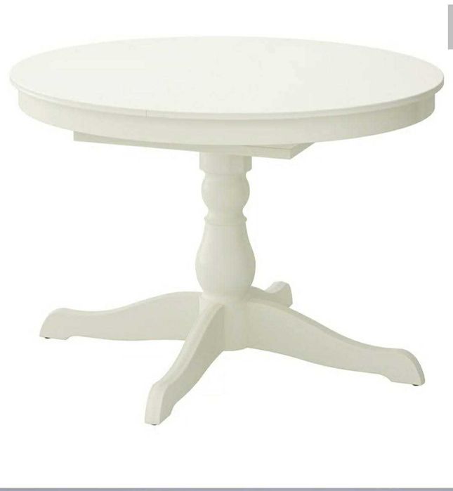 Set masă + 4 scaune IKEA din lemn masiv