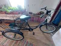 Bicicletă Pegas Senior Triciclu 24”, Negru Stelar