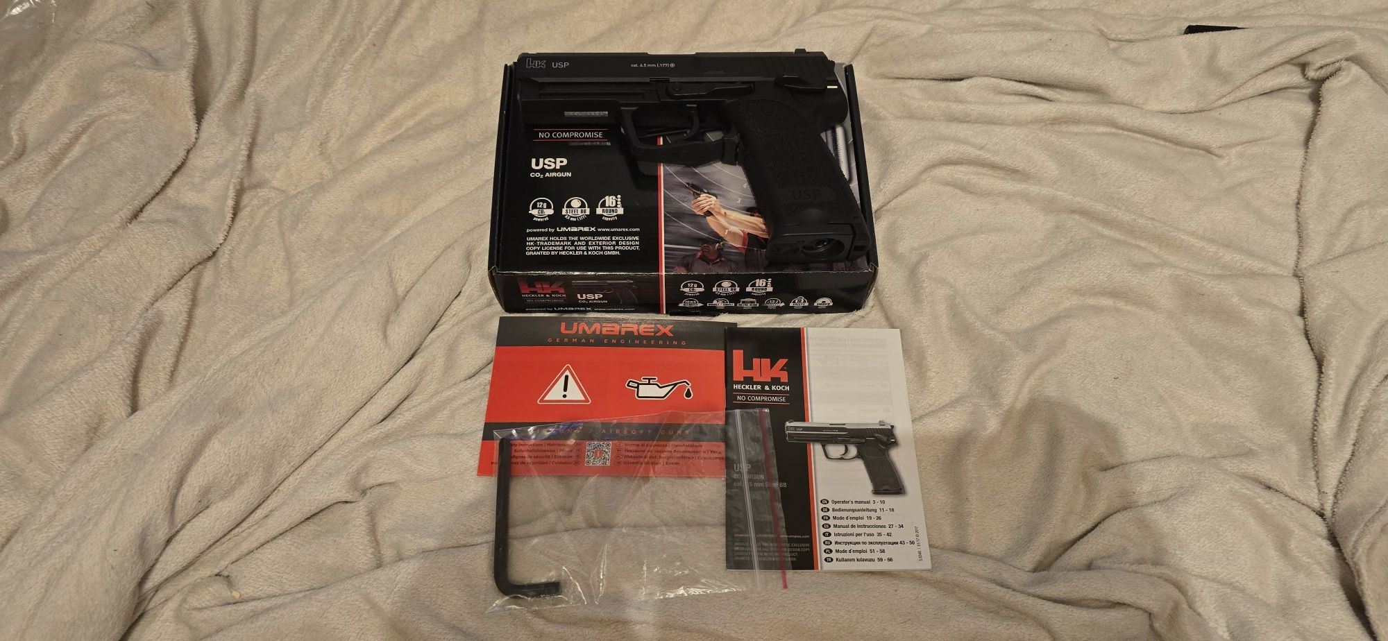 Airsoft реплика Umarex HK USP blowback CO2