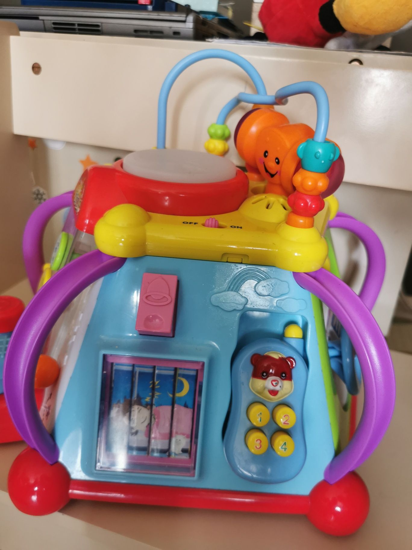 Мултифункционална бебешка играчка Hola, LikeSmart, 15 режима, Многоцве
