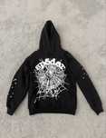 Sp5der Black Hoodie