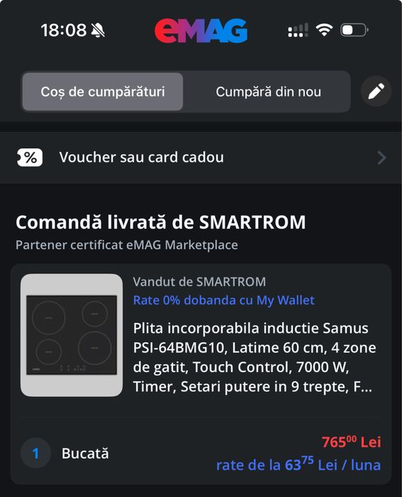 Plita incorporabila SAMUS, 60 cm, 4 zone, 7000 W, sticla ceramica