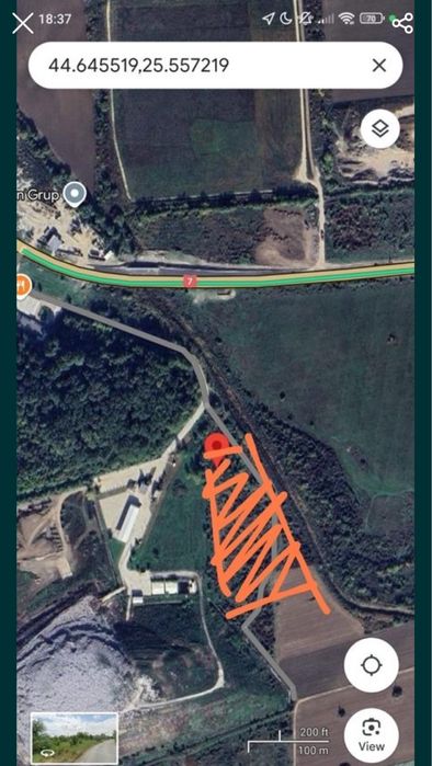 Teren 18000 m2 titu jud .dambovita langa groapa de gunoi