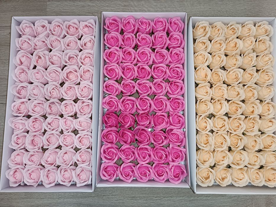 Сапунени рози/рози от пластичен сапун