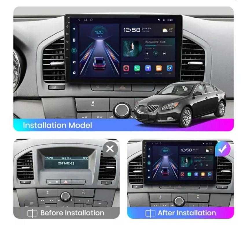 Навигация Андроид Opel Insignia 2009 - 2013 Android Car Radio