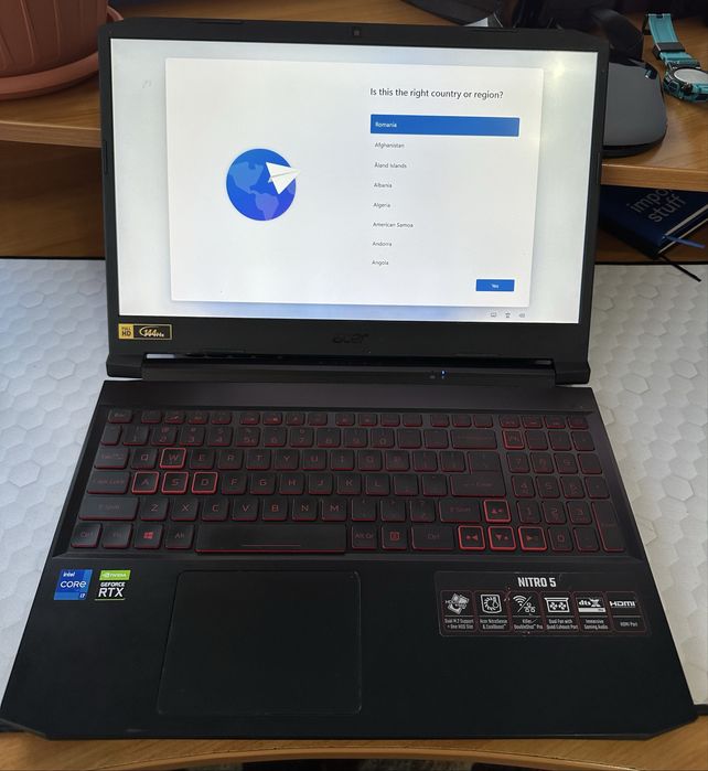 Laptop gaming acer nitro 5