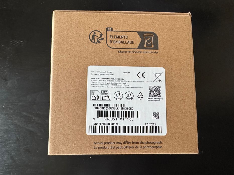 Boxă LG XBOOM XG7QBK nouă, sigilată