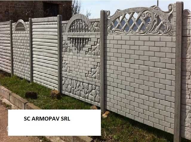 Gard/placi de gard prefabricat din beton sector 2