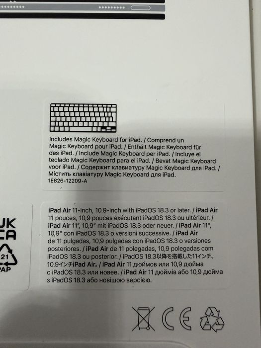 Apple iPad  Air 11” Magic Keyboard • NOI / SIGILATE •