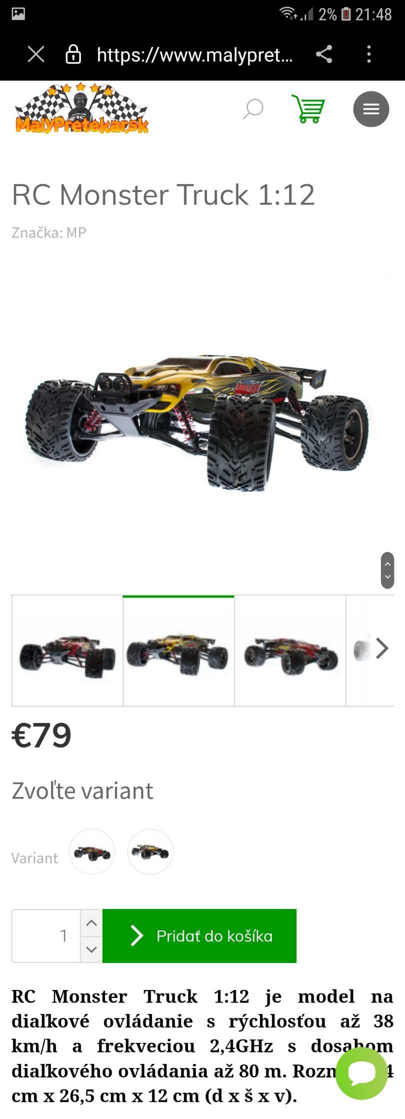 RC Monster Truck 1:12