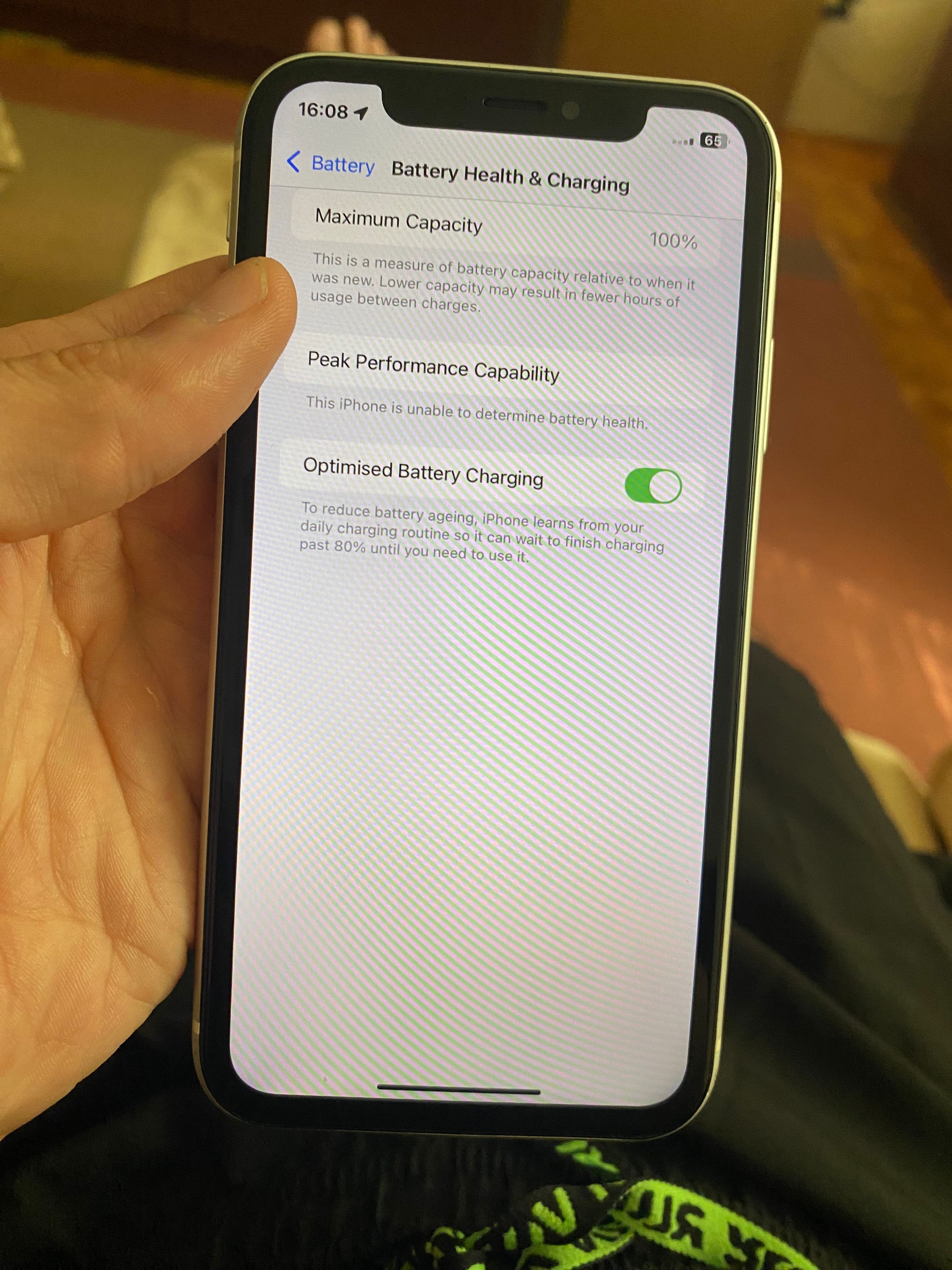 IPhone Xr бял 100%батерия