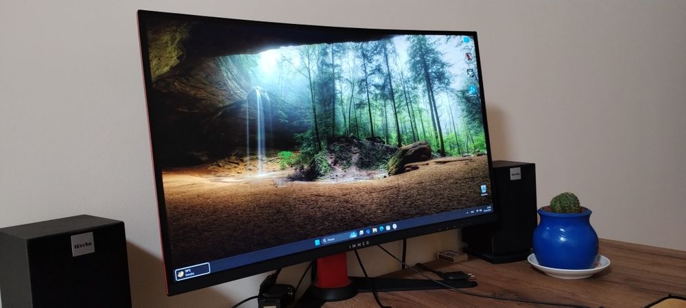 monitor immer 27 lik  165 hz  curved