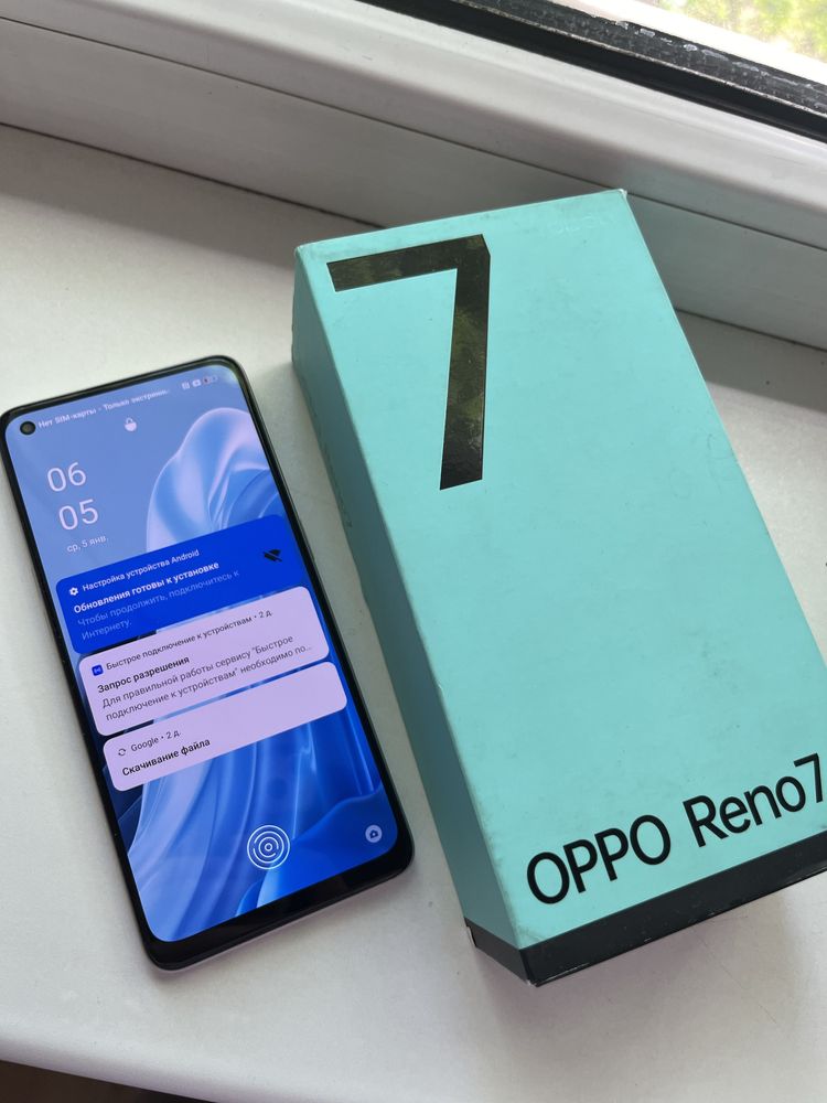 Oppo Reno 7/128 gb с коробкой
