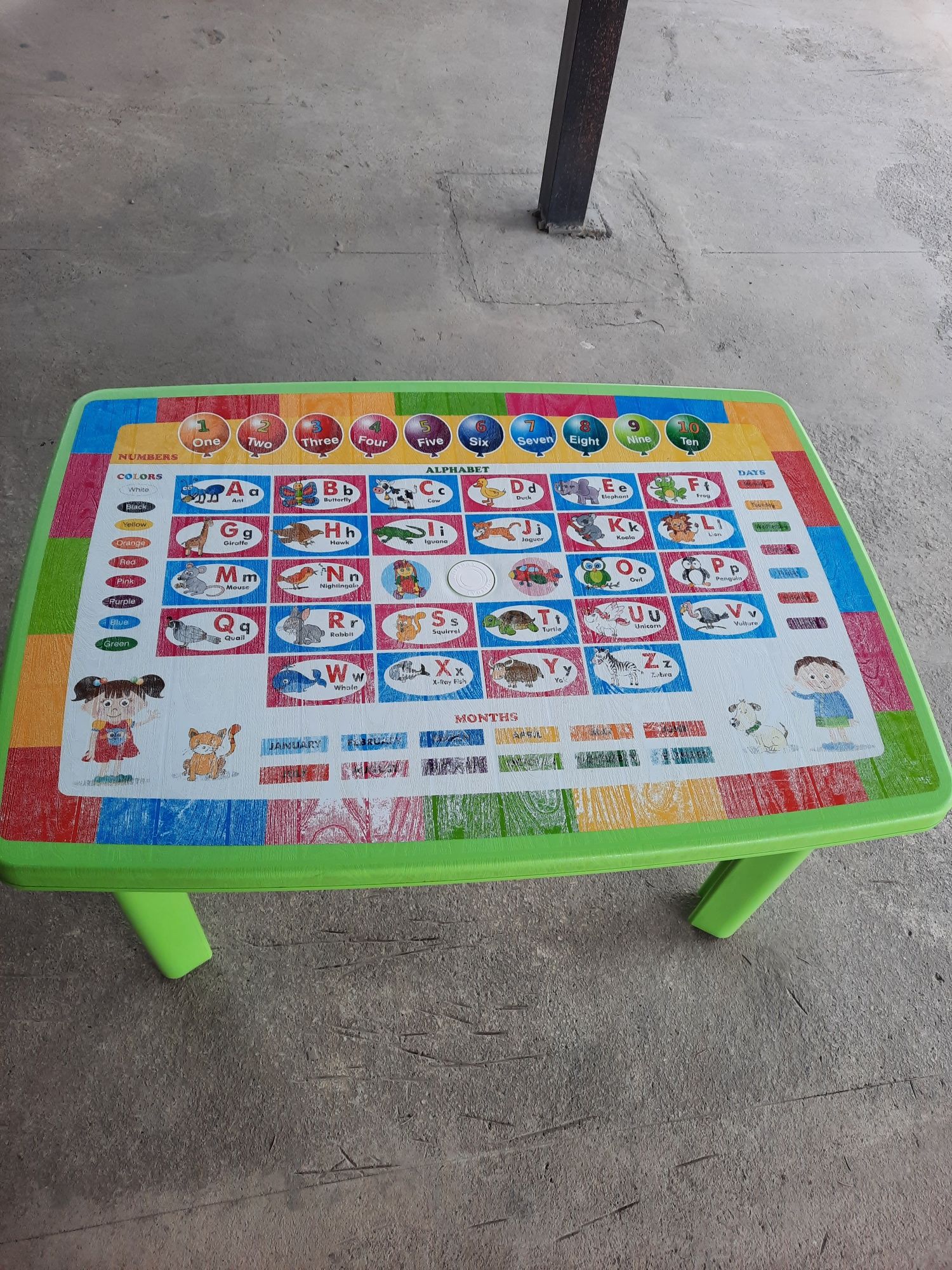 детский игровой столик