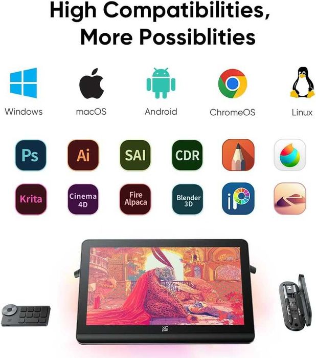 Новинка! Графический планшет с экраном XP-Pen Artist Pro 19 Gen2 4K