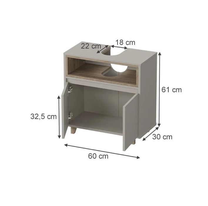 Шкаф 60cm за подмивка Vicco