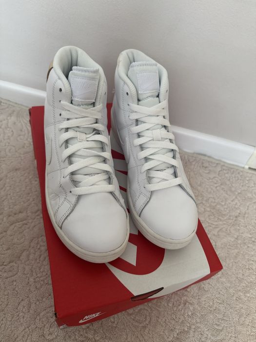 Високи кецове Nike естествена кожа