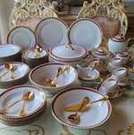 Френски сервиз за хранене и кафе LIMOGES