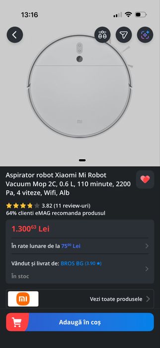 Aspirator Robot + accesorii