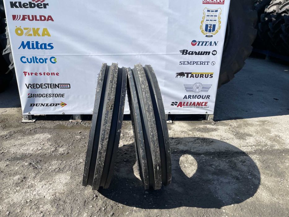 Cauciucuri noi marca MRL 7.50-18 cu 8 pliuri pentru tractor fata