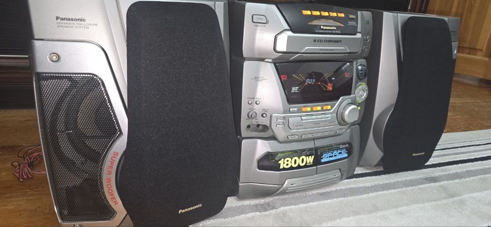 Panasonic муз центр  сабвуферли