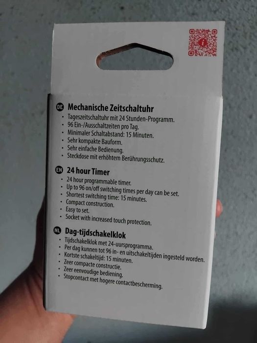 Vand priza programabila mecanica 24 ore ,  Brennenstuhl,  nefolosita.