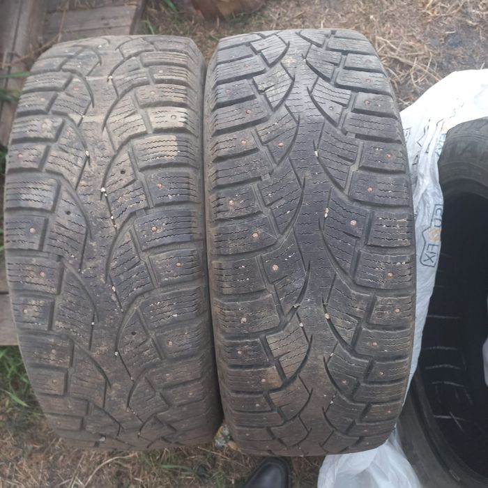 Резина зимняя бу ездил два сезона.