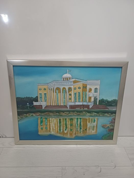 Картина маслом 40×50 с рамкой