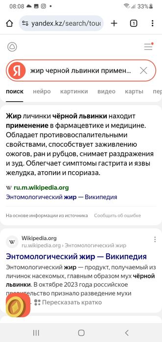 Жир черной львинки