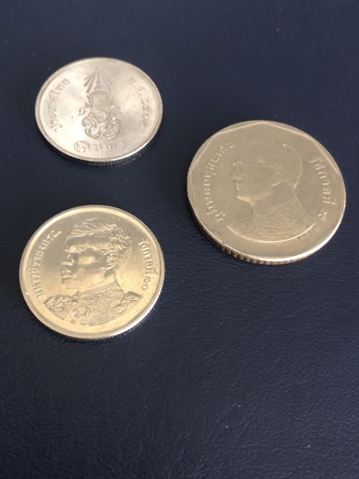 Монеты Тайланда 1,5 и 10  бат