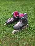 Role Oxelo Fit 5,ajustabile marime 35-38,plus echipament protectie.