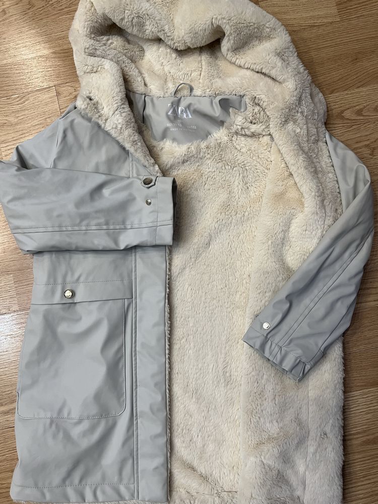 Теплая куртка Zara, рост 152 см