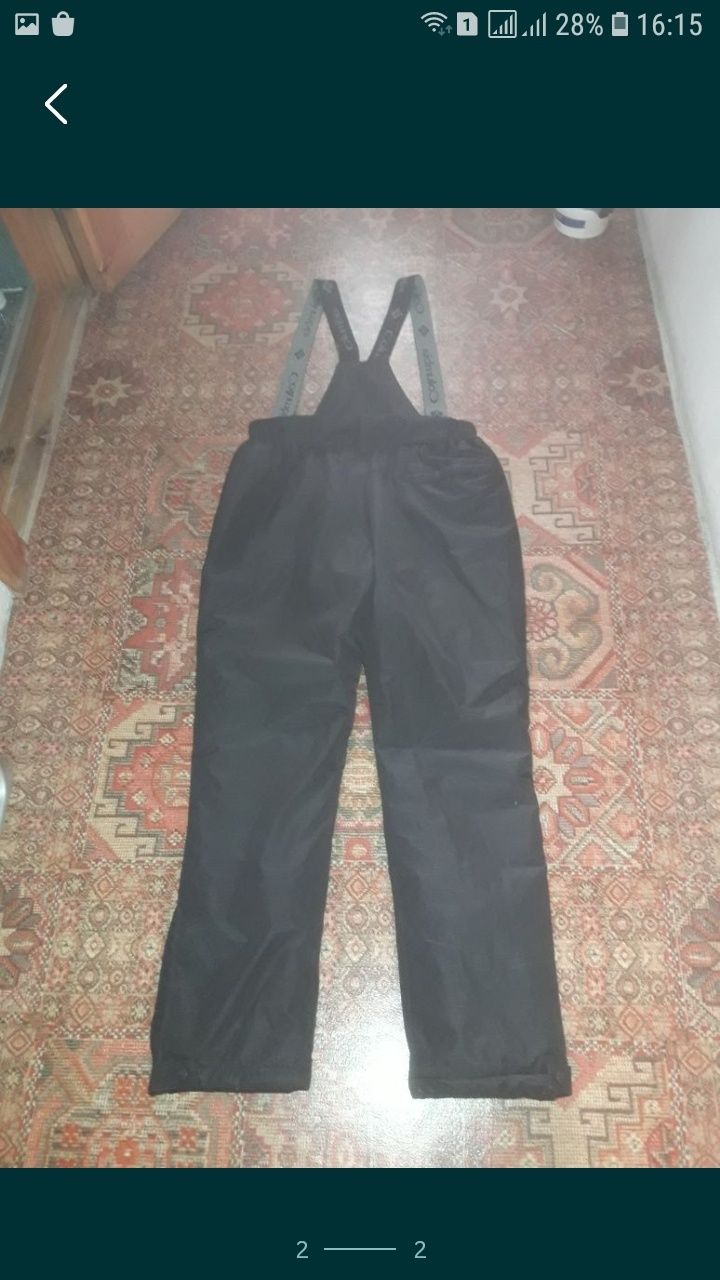 Комбинезон - штаны Columbia 30 / 46  размер ОРИГИНАЛ
чёрного цвета 
Ко