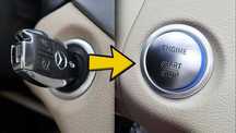 Keyless GO Entry Mercedes Start Engine Stop Engine Buton Original